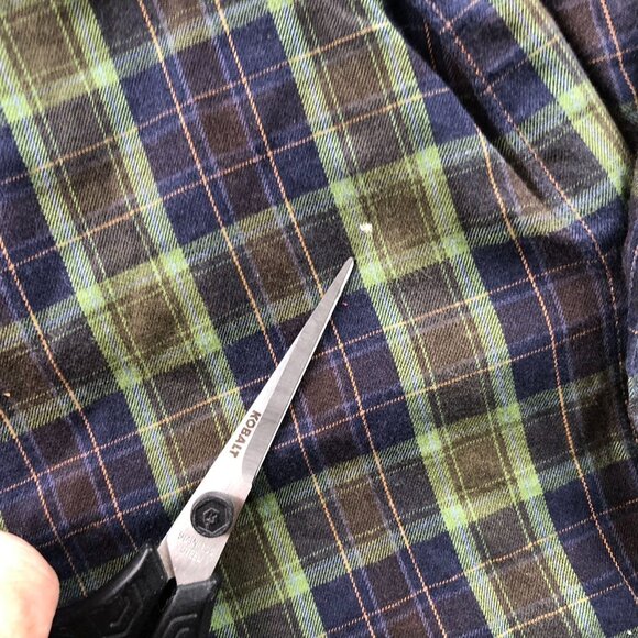 Untuckit Mens Shirt Medium Long Sleeve Plaid Button-Up Flannel 100% Cotton - Picture 4 of 11